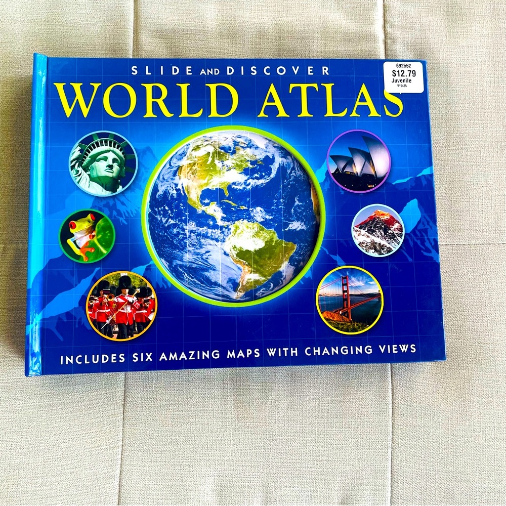 World Atlas learning book